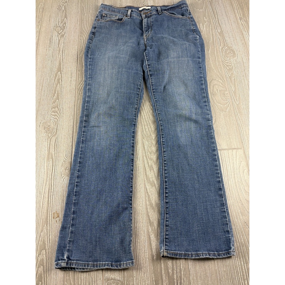 Levis Womens Classic Bootcut Jeans Size 8 Blue Denim Stretch Inseam 31